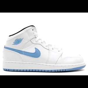 Retro Air Jordan One White/ Carolina Blue